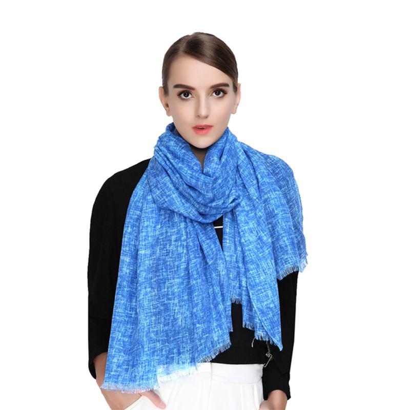 Lyza Kvinnor Höst Mjuk Varm Scarf Färgglad Casual Utomhus Solid Party Scarves Sjal