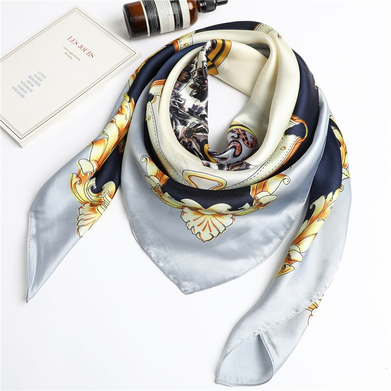 Mode All-match Simulation Silk Scarf För Kvinnor