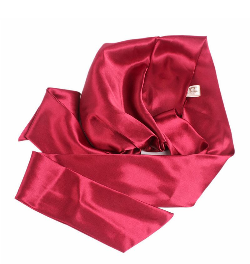 Satin Med Tryck Ribbon Bow Turban Hat