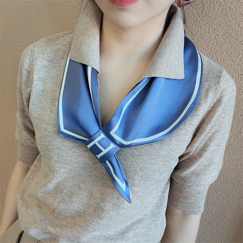 Temperament Scarf H Letter Stewardess Scarf