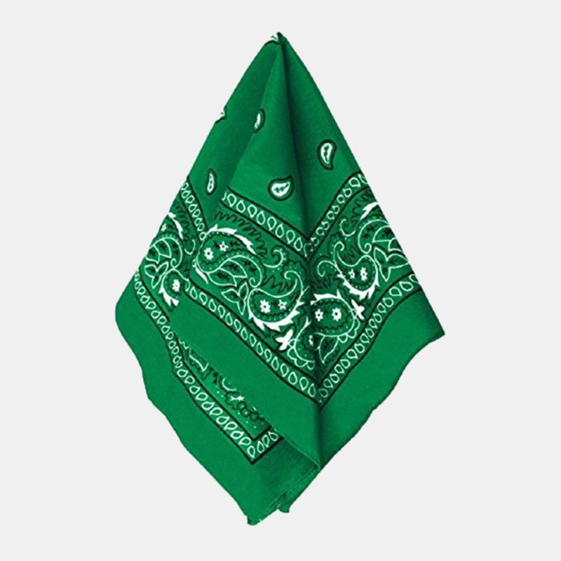 Turban Square Scarf Bandana Balaclava Neck Damask Neck Tube Uv-beständig Snabbtorkande Lättviktsmaterial Cykling För Vuxna