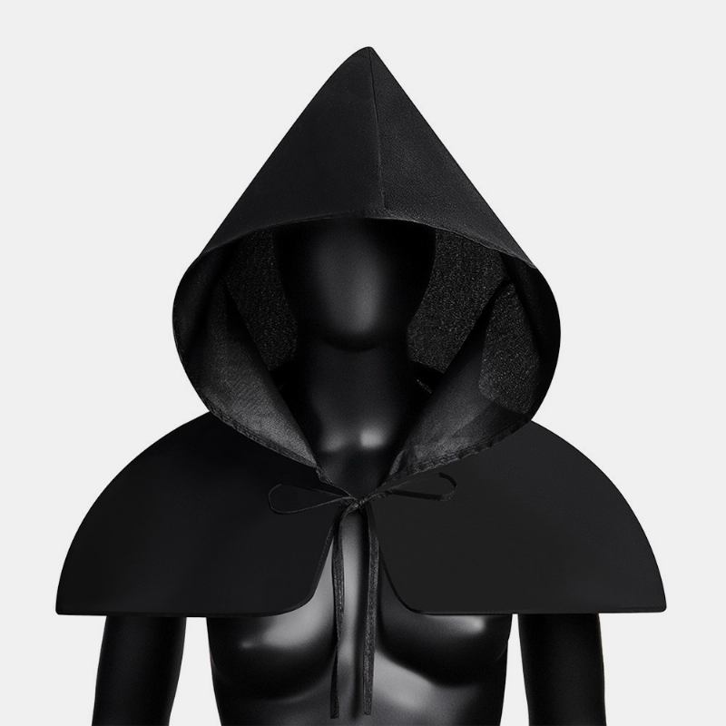 Unisex Kostymer Grim Reaper Cape Medeltida Plague Doktor Hatt Sjal Kappa Män Kvinnor Vuxen Gotisk Punkrock