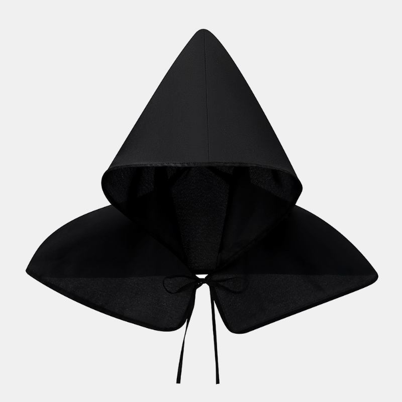 Unisex Kostymer Grim Reaper Cape Medeltida Plague Doktor Hatt Sjal Kappa Män Kvinnor Vuxen Gotisk Punkrock