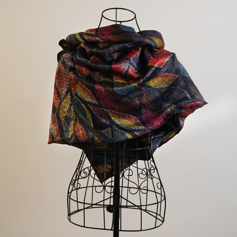 Vintage Scarves & Sjal Wrap Mönster