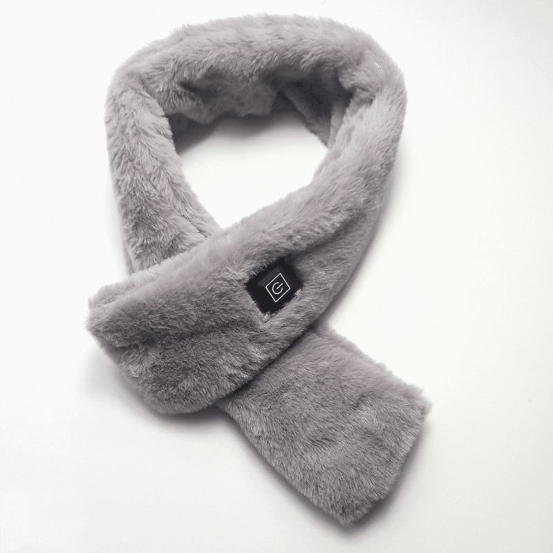 Vinter Eluppvärmd Scarf 5v 3 Nivå Justerbar Temperatur Scarf Usb Laddning Värmekontroll Nackvärmare För Cykling Camping