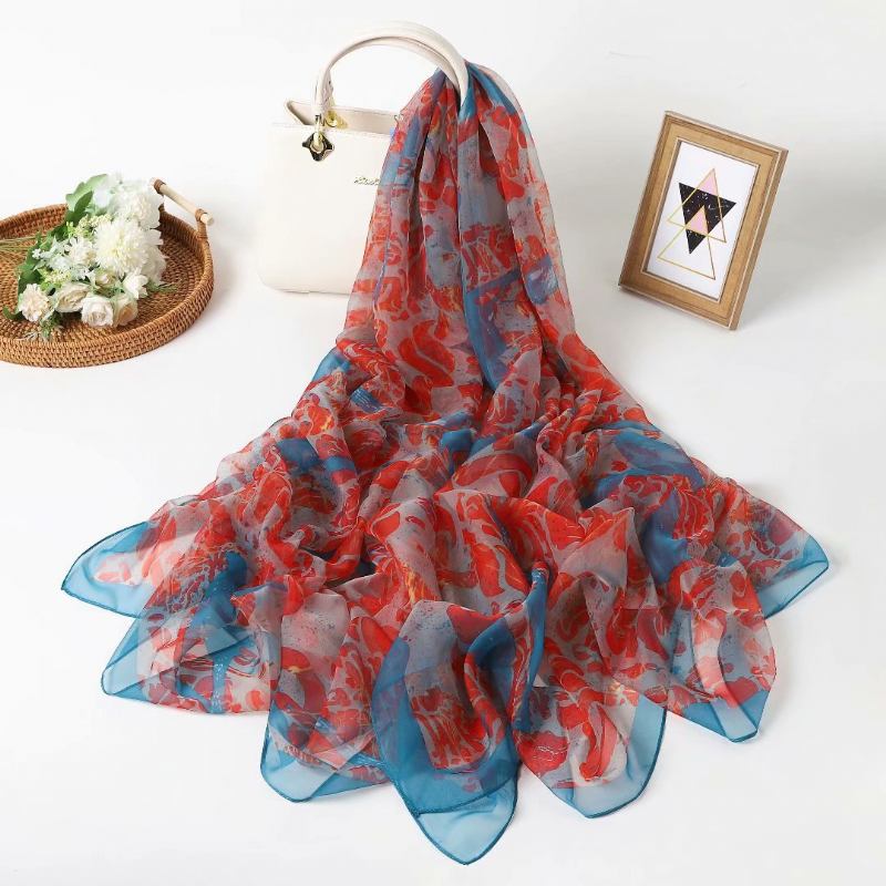 Yourou Yarn Silk Scarf Kvinna Korean Version All-match