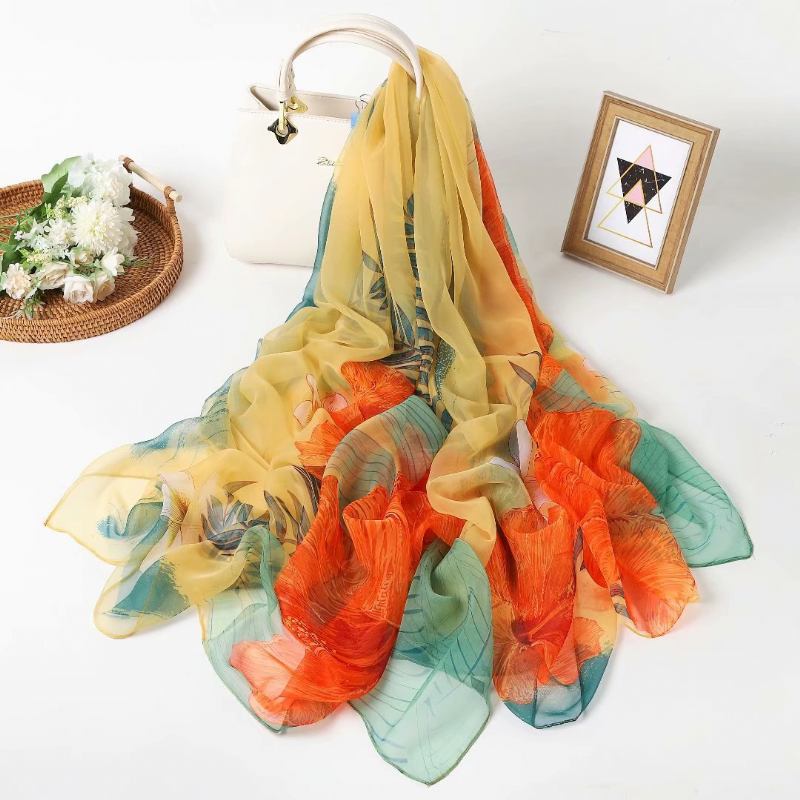 Yourou Yarn Silk Scarf Kvinna Korean Version All-match