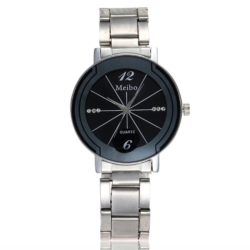 Casual Style Full Steel Herr Dam Quartz Watch Elegant Design Present Kupong Watch