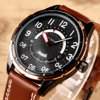 Casual Style Herr Armbandsur Kalender Quartz Movement Watch