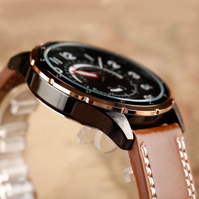 Casual Style Herr Armbandsur Kalender Quartz Movement Watch