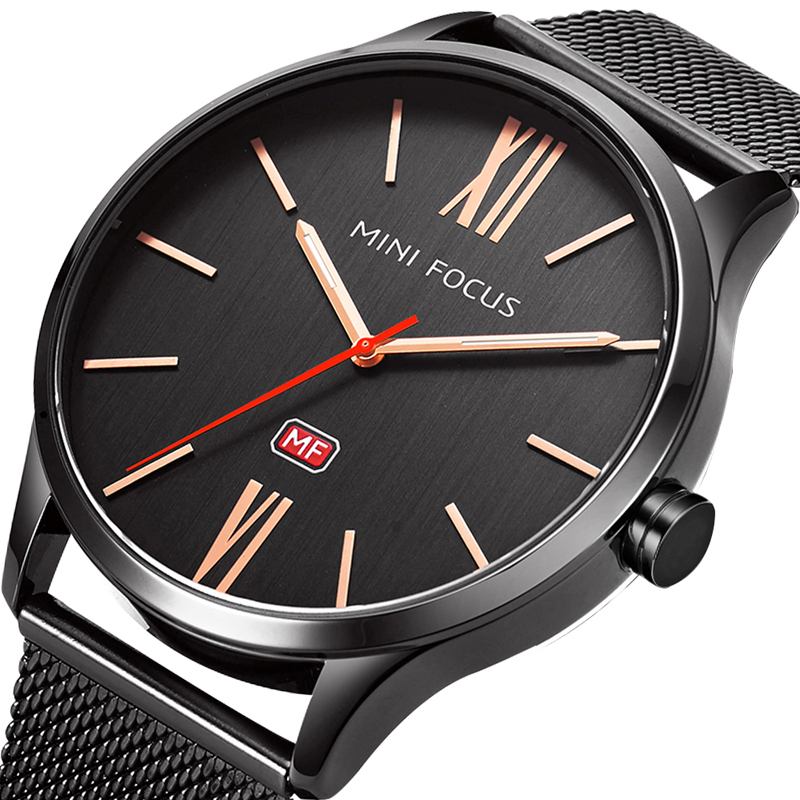 Herrklocka Simple Design Analog Quartz Movement Watch