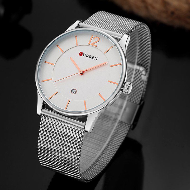 Herrklocka Ultra Tunn Enkel Lyx Manlig Quartz Armbandsur