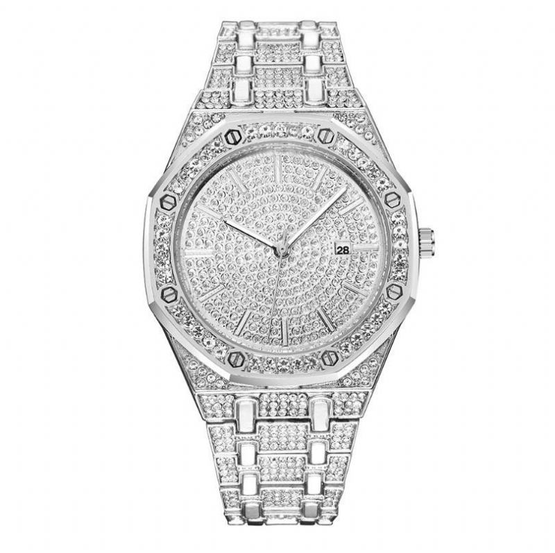 Lyxmode Full Rhinestone Diamond Armbandsur Unisex Quartz Watch