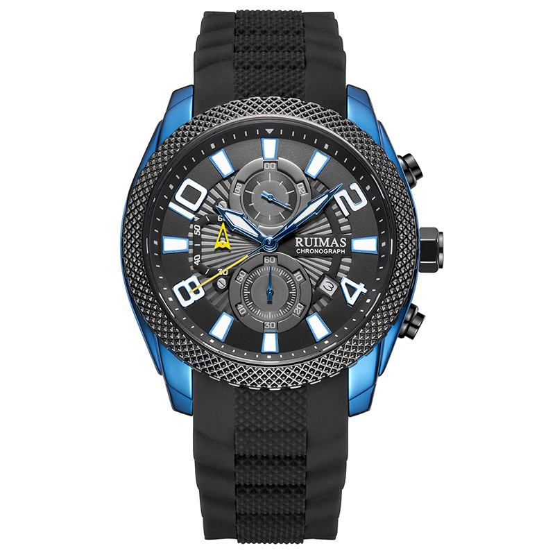 Mode Herrklocka Vattentät Lysande Datumvisning Chronograph Sport Quartz Watch