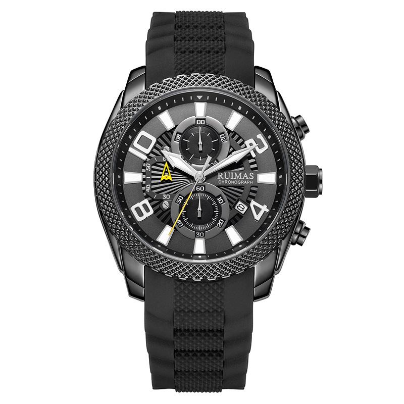 Mode Herrklocka Vattentät Lysande Datumvisning Chronograph Sport Quartz Watch