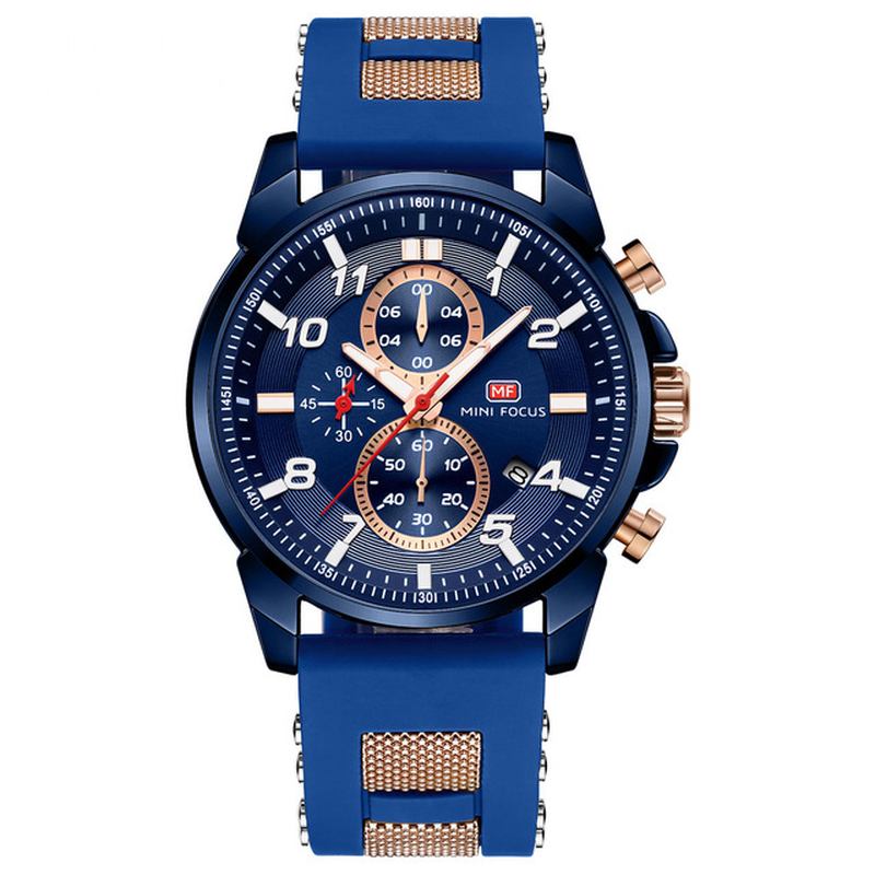 Multi-function Chronograph Luminous Military Sports Herr Watch Quartz Watch