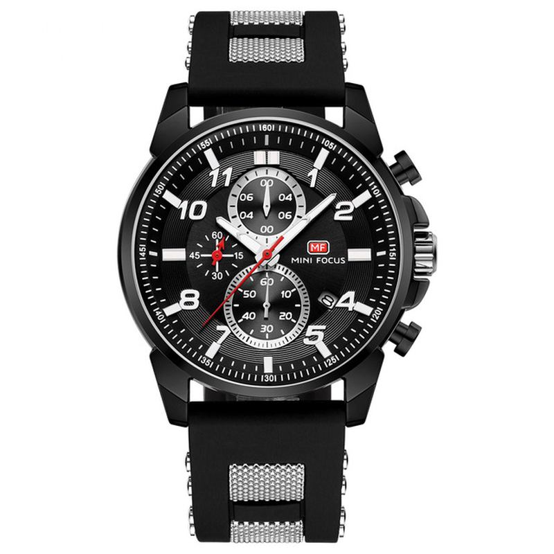 Multi-function Chronograph Luminous Military Sports Herr Watch Quartz Watch