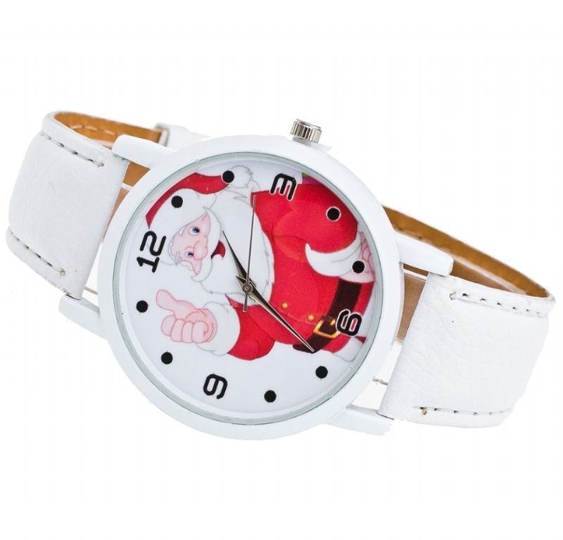 Tecknad Tomte Tummen Upp Söt Fahsion Kid Watch Quartz Watch