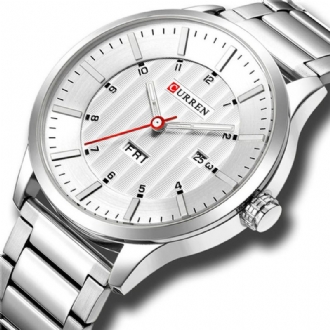 Vattentät Business Style Herr Armbandsur Kalender Quartz Klockor