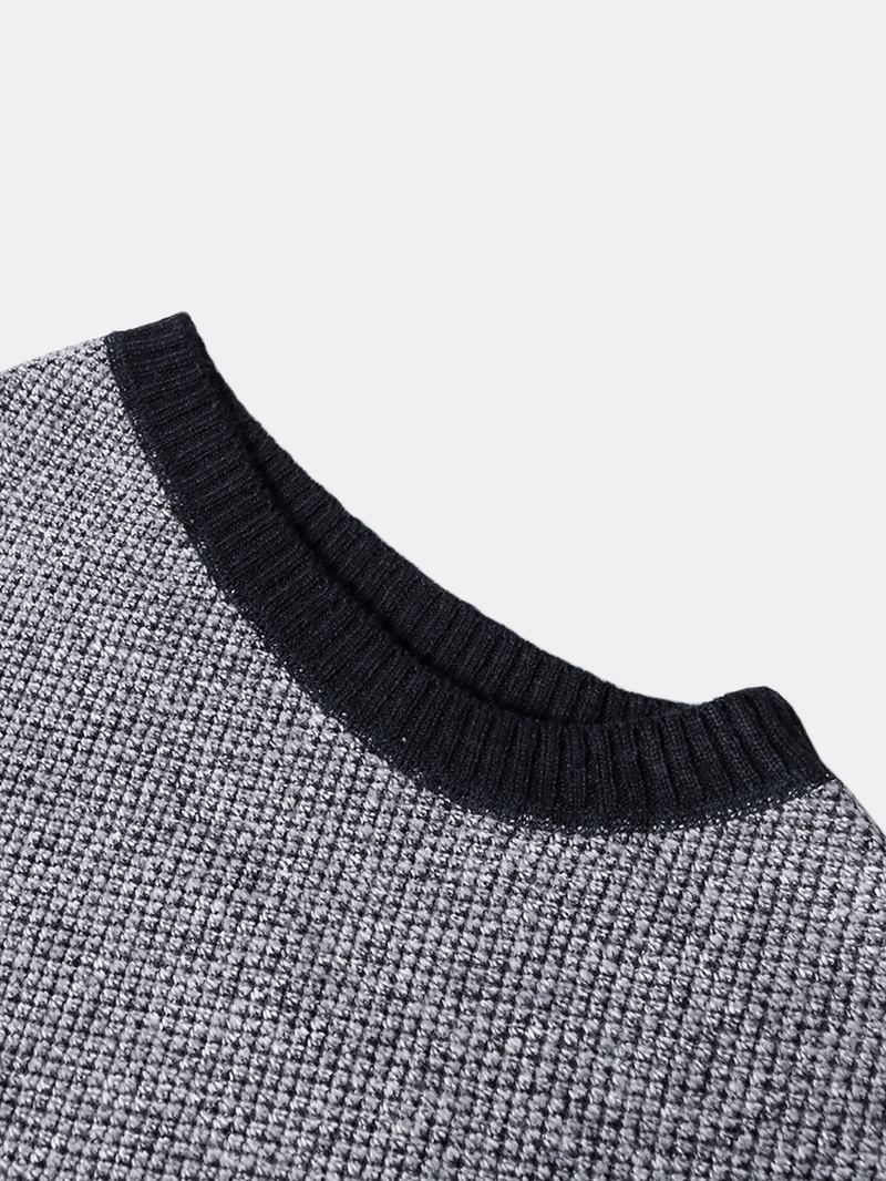 Knit Zip Front Slant Pocket Tjock Varma Ärmlösa Västar