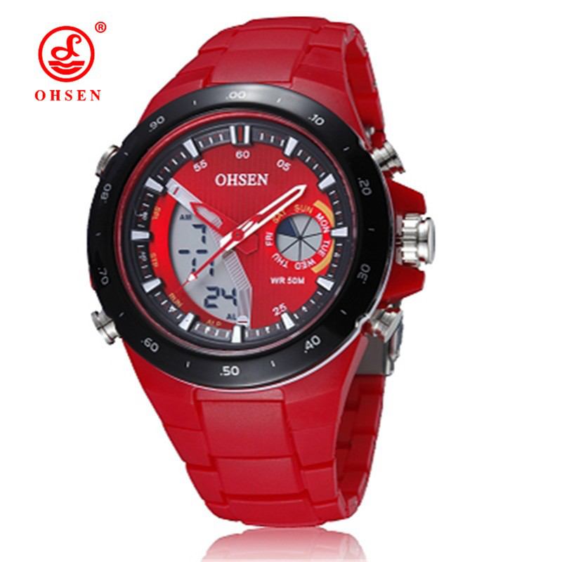 Digital Analog Alarm Stoppur Herr Sport Watch