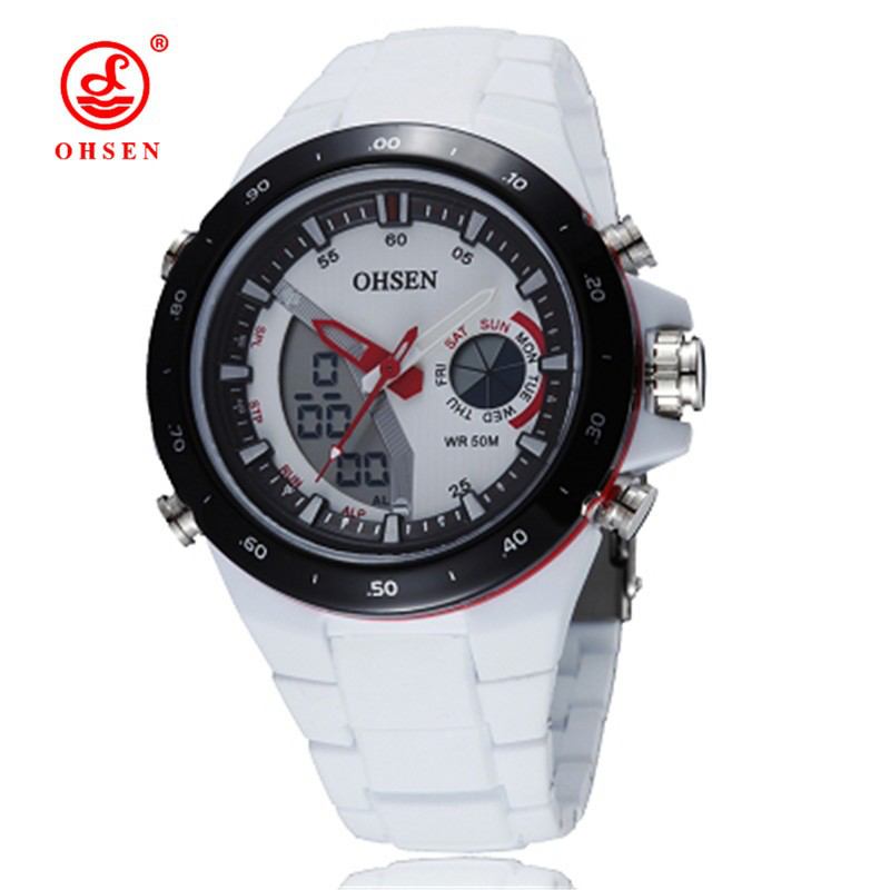 Digital Analog Alarm Stoppur Herr Sport Watch