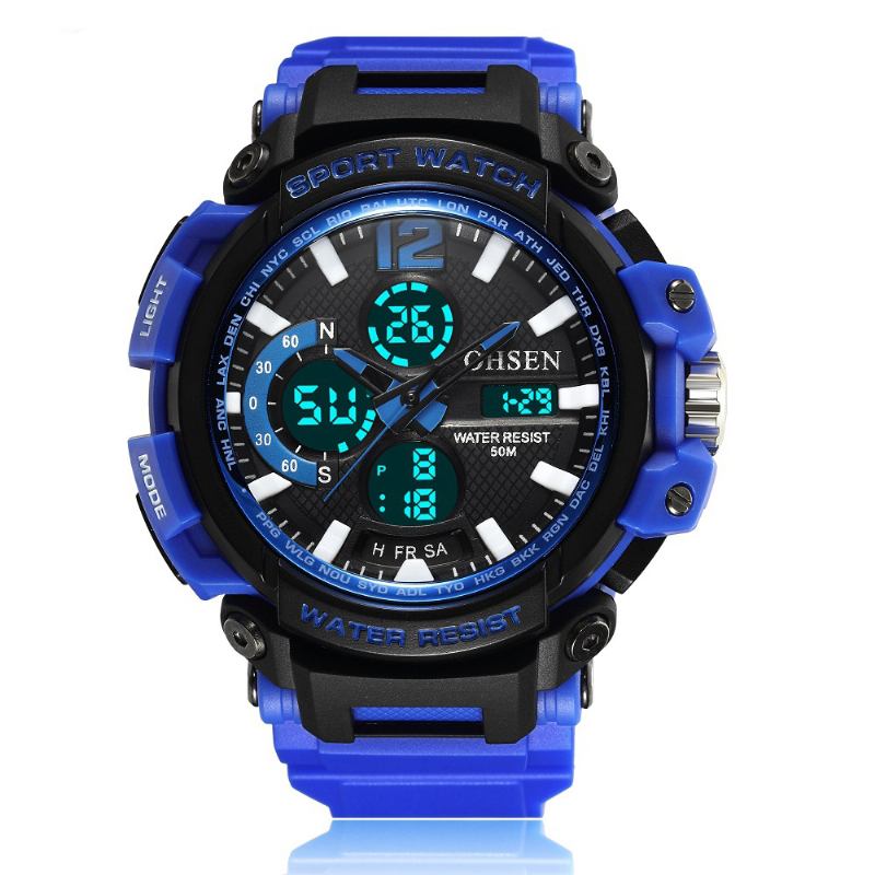 Led-larm Vattentät Digital Watch Herr Dam Student Sport Watch