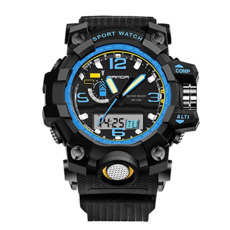 Mode Led Display Herrklocka 30m Vattentät Sport Digital Watch