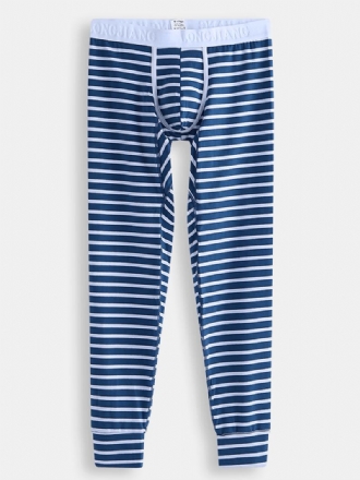 Herr Höst Vinter Randiga Termobyxor Long Johns Pyjamas