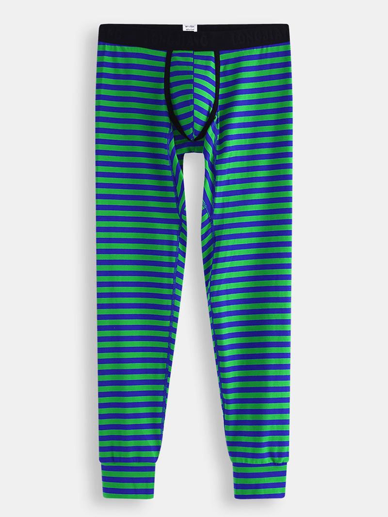 Herr Höst Vinter Randiga Termobyxor Long Johns Pyjamas