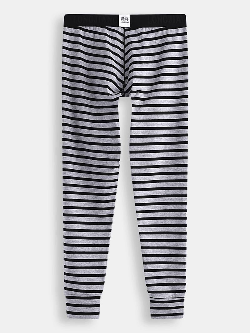 Herr Höst Vinter Randiga Termobyxor Long Johns Pyjamas