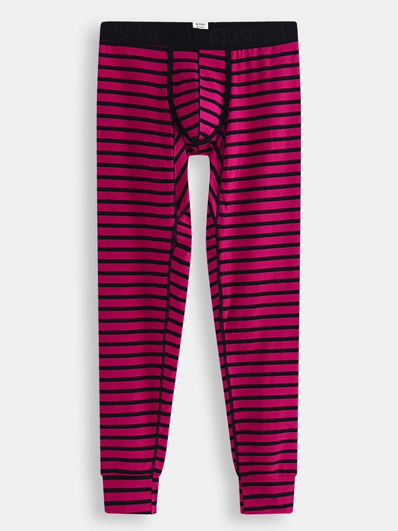 Herr Höst Vinter Randiga Termobyxor Long Johns Pyjamas