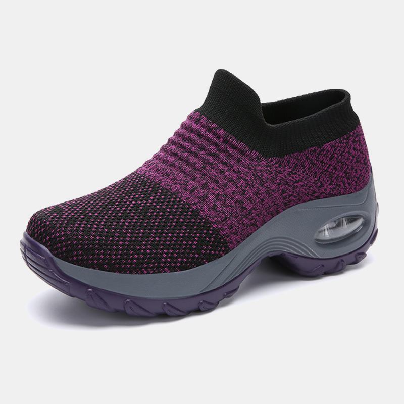 Dam Utomhus Andas Strumpa Mesh Gungande Sneakers