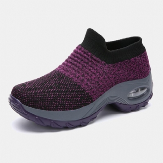 Dam Utomhus Andas Strumpa Mesh Gungande Sneakers