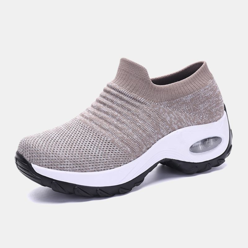 Dam Utomhus Andas Strumpa Mesh Gungande Sneakers