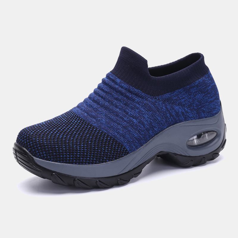 Dam Utomhus Andas Strumpa Mesh Gungande Sneakers