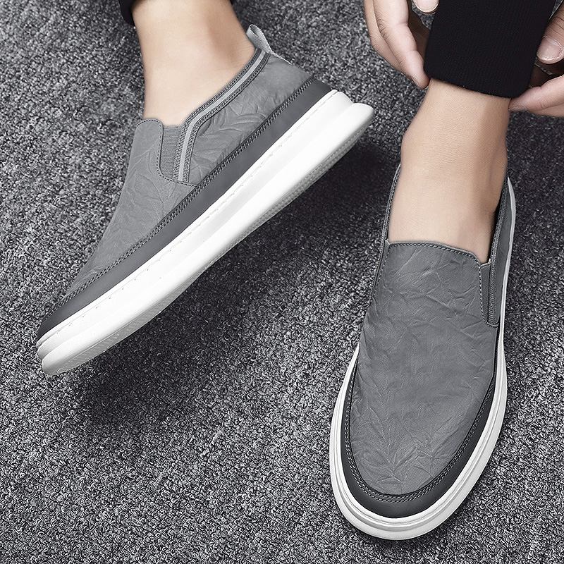 Herr Ice Silk Cloth Andas Slip On Skate Sneakers