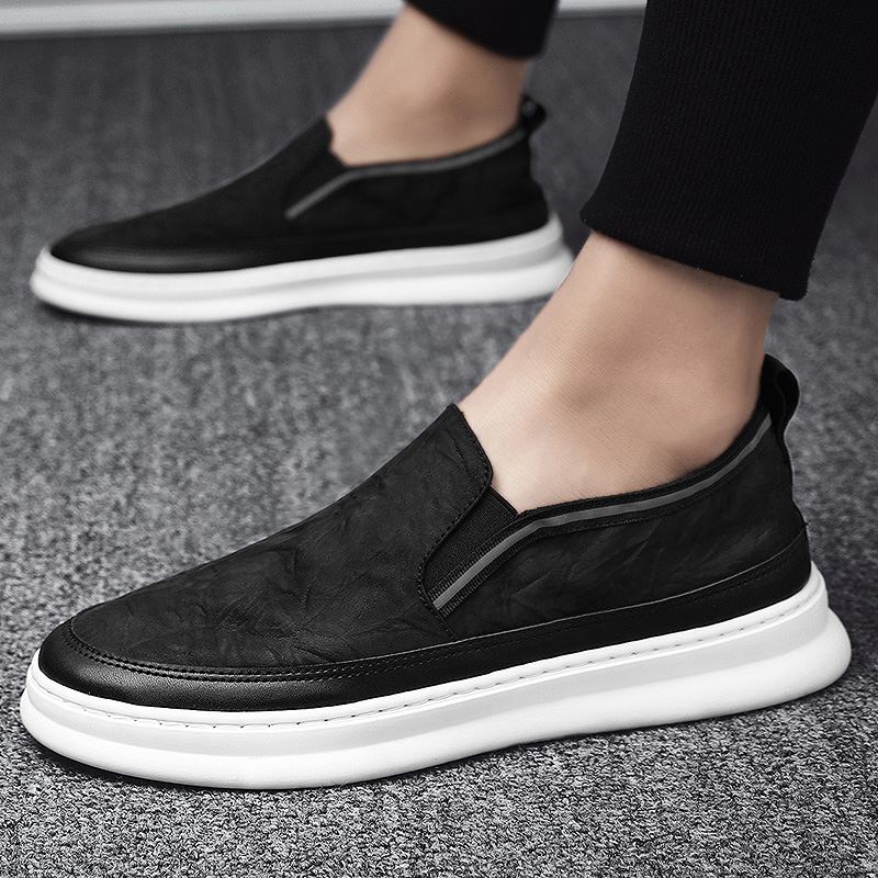 Herr Ice Silk Cloth Andas Slip On Skate Sneakers