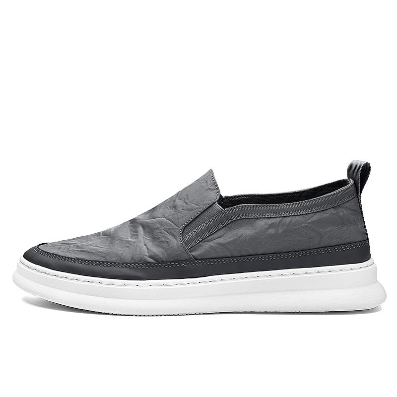 Herr Ice Silk Cloth Andas Slip On Skate Sneakers