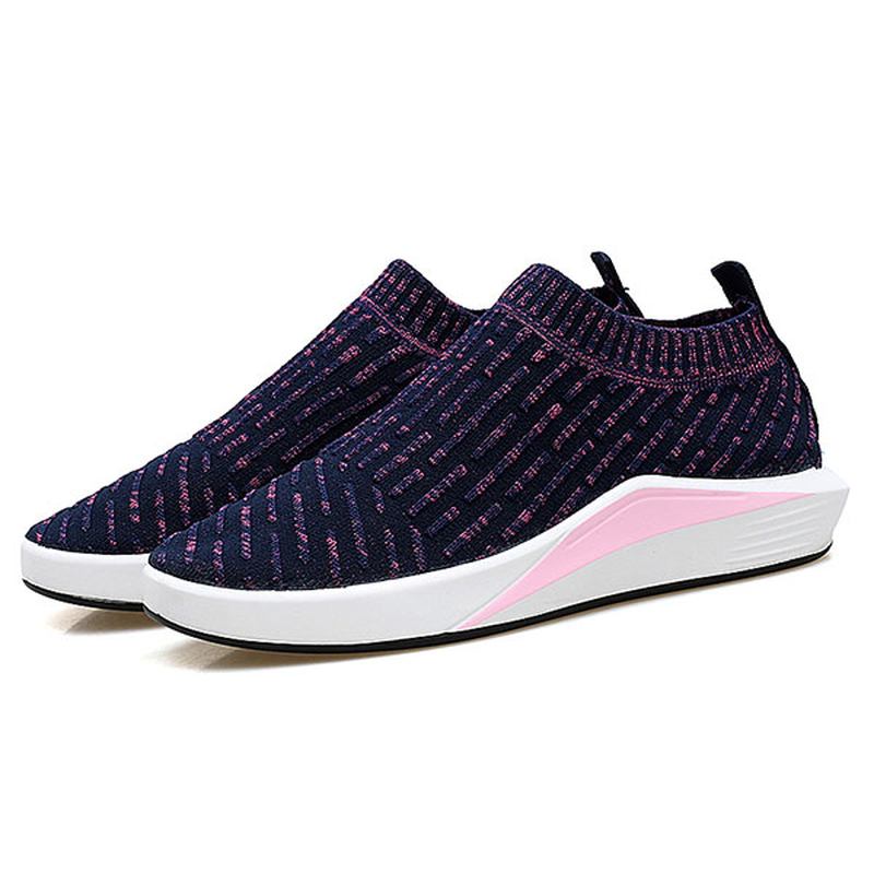 Kvinnor Andas Slip On Soft Mesh Sport Löpar Utomhusskor