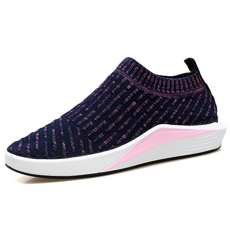 Kvinnor Andas Slip On Soft Mesh Sport Löpar Utomhusskor