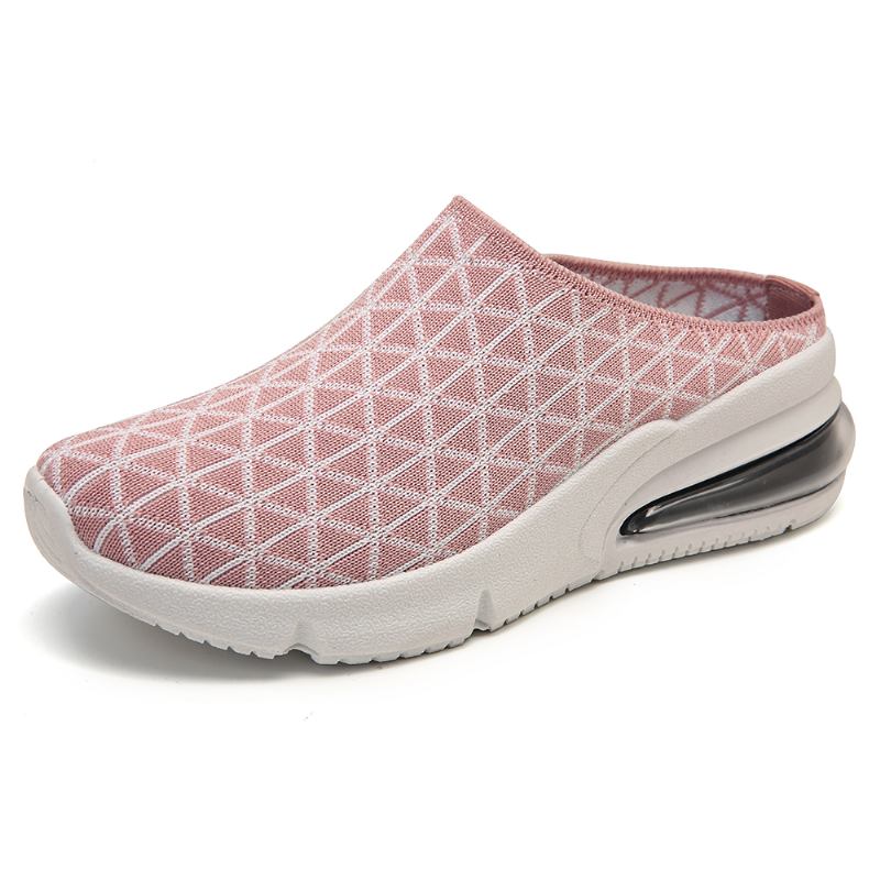 Kvinnor Athletic Light Stickade Backless Platform Sneakers