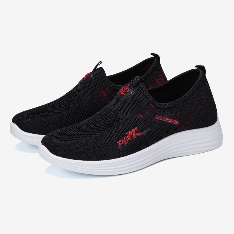 Kvinnor Casual Andas Mesh Slip-on Walking Sneakers