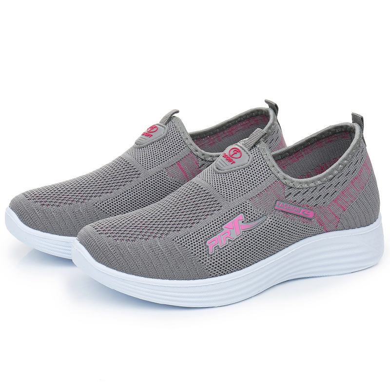 Kvinnor Casual Andas Mesh Slip-on Walking Sneakers