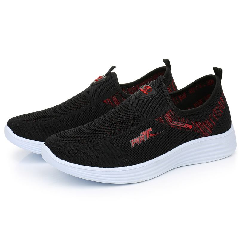 Kvinnor Casual Andas Mesh Slip-on Walking Sneakers