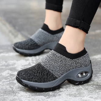 Kvinnor Casual Skor Mesh Dämpade Outdoor Sneakers