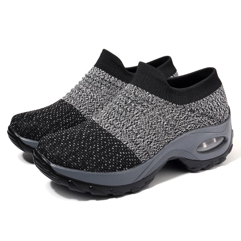 Kvinnor Casual Skor Mesh Dämpade Outdoor Sneakers