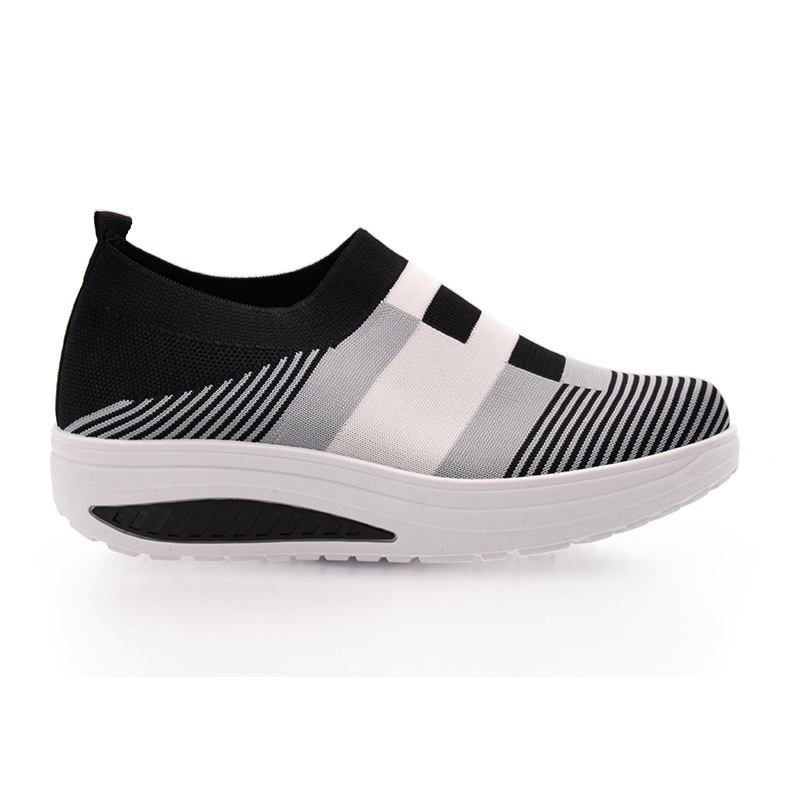 Kvinnor Casual Sock Skor Andas Mesh Platform Sneakers