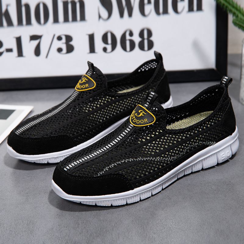 Män Mesh Andas Halkfria Bekväma Sport Casual Walking Skor