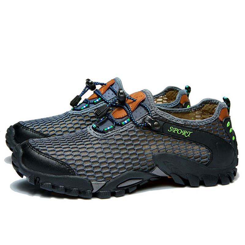 Män Mesh Anti Collision Toe Vandring Klättring Outdoor Athletic Skor